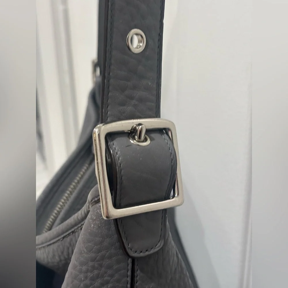 Coach Legacy Silver gray Leather Crossbody